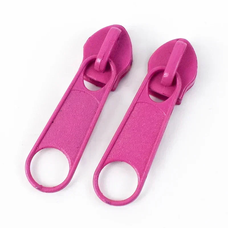 3# 5# Nylon Zipper Slider 30/1200Pcs Colorful Zip Pull Head Clothing Zippers Puller Backpack Closure Zips Sliders DIY Repair Kits