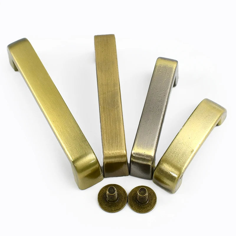 15/500pcs Meetee Bag Bridge with Screw Metal Buckles for Purse Handbag Strap Connector Hardware Accessories DIY Leather Crafts H5-2