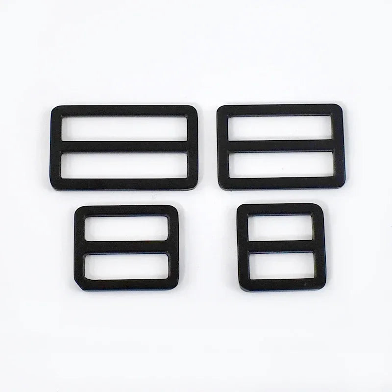15/500Pcs 20-50mm Metal Ring Buckle Bag Strap Tri Glide Slider Adjuster Webbing Backpack Belt Clasp Hook DIY Hardware Accessories
