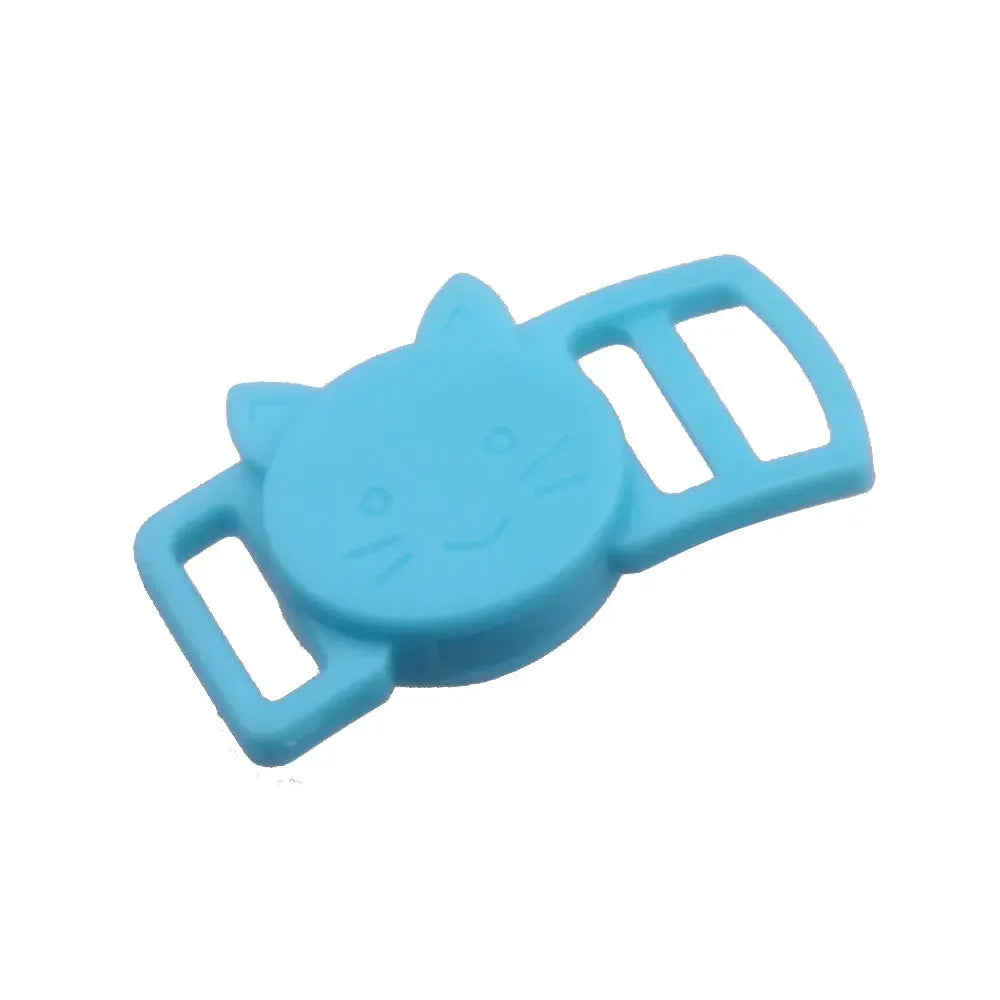 30/800Pcs Mixed Color Release Buckles Cat-Head Plastic Safty Breakaway for Cat Collar Paracord Webbing Apparel Accessories