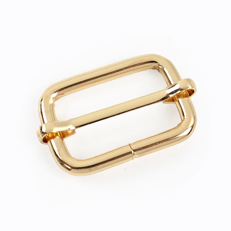 20/600Pcs 16-50mm D Ring Tri-glide Adjust Roller Pin Buckle Slider Clasp Handbag Bag Strap Web Connector Hook Hardware Accessoies