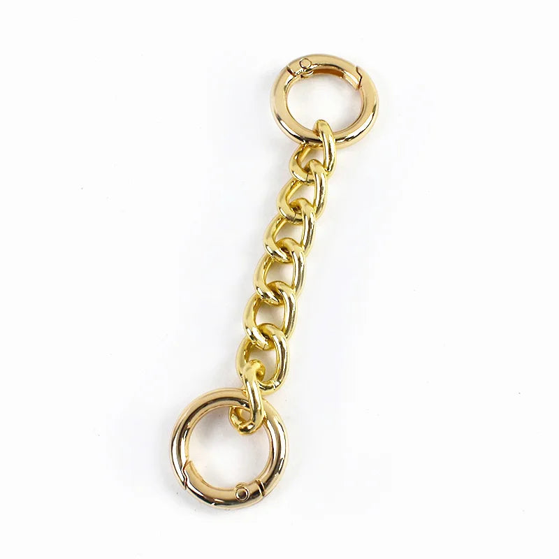 5/160Pcs Shoulder Strap Extended Chain 99/108mm Spring O Ring Buckle Metal Chains Bag Handle Connector Hook Accessories