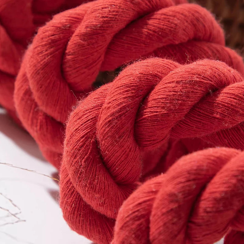 8/200Meter 5/8/12/20mm Red Twisted Cotton Cords for Bag Decoration Macrame Cord Knapsack Belt 3 Shares Braided Rope Sewing Yarn