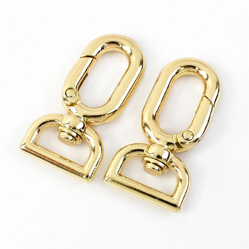 10/360Pcs Metal Buckles O Ring Swivel Lobster Clasp for Bag Strap Handbag Carbiner Clip Snap Hooks DIY Hardware Accessories