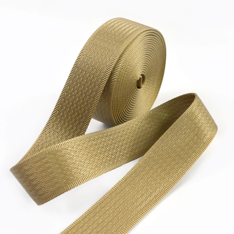 2/50M 38mm 2.4mm Thick Polyester Webbing Straps Bag Backpack Tape Band Pet Leash Knapsack Strapping DIY Sewing Accessories