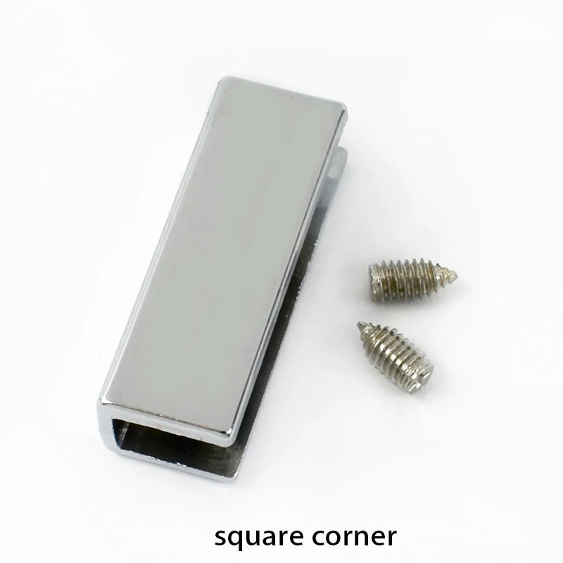 15-500Pcs Metal Bag Buckle Side Clips Protector Corner Screws Clip Clasp for Webbing Belts Tail End Plug LeatherCraft Accessories