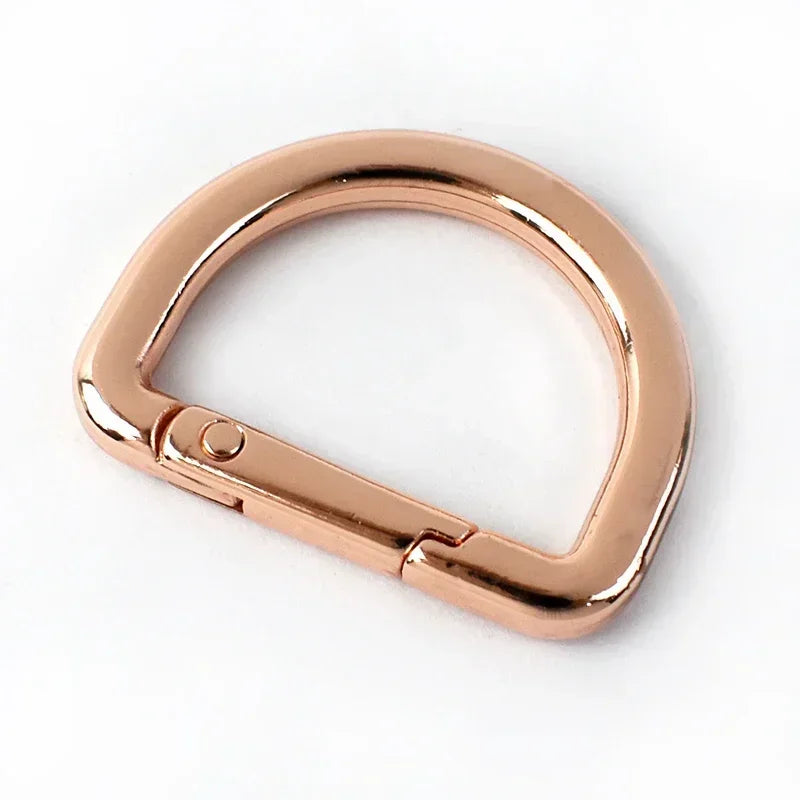 20/500Pcs D Rings Spring Keychain Hooks Carabiner Clip Snap Hook Keyring Buckle for Bag Backpack Strap Hardware Accessories