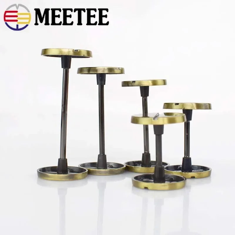 8/300pcs Meetee 20/26/34/39/48mm Metal Wheel Buckle Strap Belt DIY Luggage Bag Part Hardware Accessories With Screws Buckles H6-1