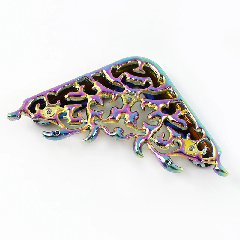 8/300Pcs Flower Hollow Metal Corner Decorative Buckle Purse Edge Protectors Clip Buckles Book Cover Corners Clasp DIY Hardware