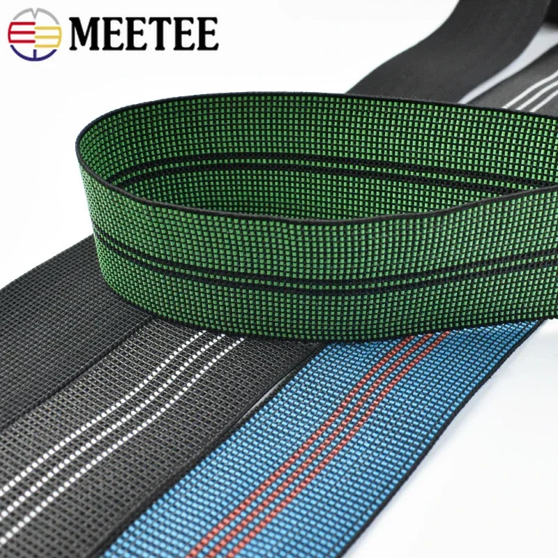5/100M Elastic Latex Tape Rubber Bands for Furniture Sofa Strap Repair DIY Upholstery Modification Elasticity Belt Chair Material