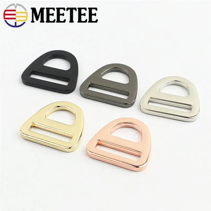 8/300Pcs 20/25mm Metal Buckle Adjustment Belt Anti-skid Buckles Bag Strap Connection Clasp DIY Webbing Slider Hook Accessories