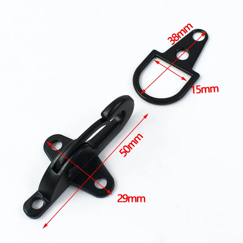 5/200Pcs Fireman Clasp Belt Buckle 4/5cm Metal Buckles Jacket Carabiner Clip Lobster Clasps Toggle Hook Clothing Fasteners