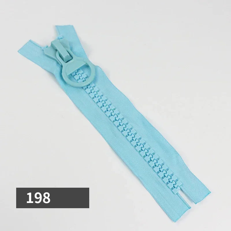 5/120Pcs Meetee 25cm 20# Extra Large Resin Zipper No Endless Lock Pocket Zippers for Wallet Pencil Bags Zip Sewing DIY Accessories