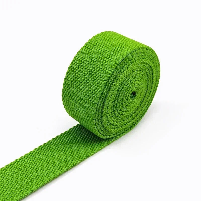 5/150Meters Meetee 38mm Canvas Webbings Ribbon 1.8mm Thick Cotton Webbing Strap Belt DIY Bag Garment Band Sewing Accessories