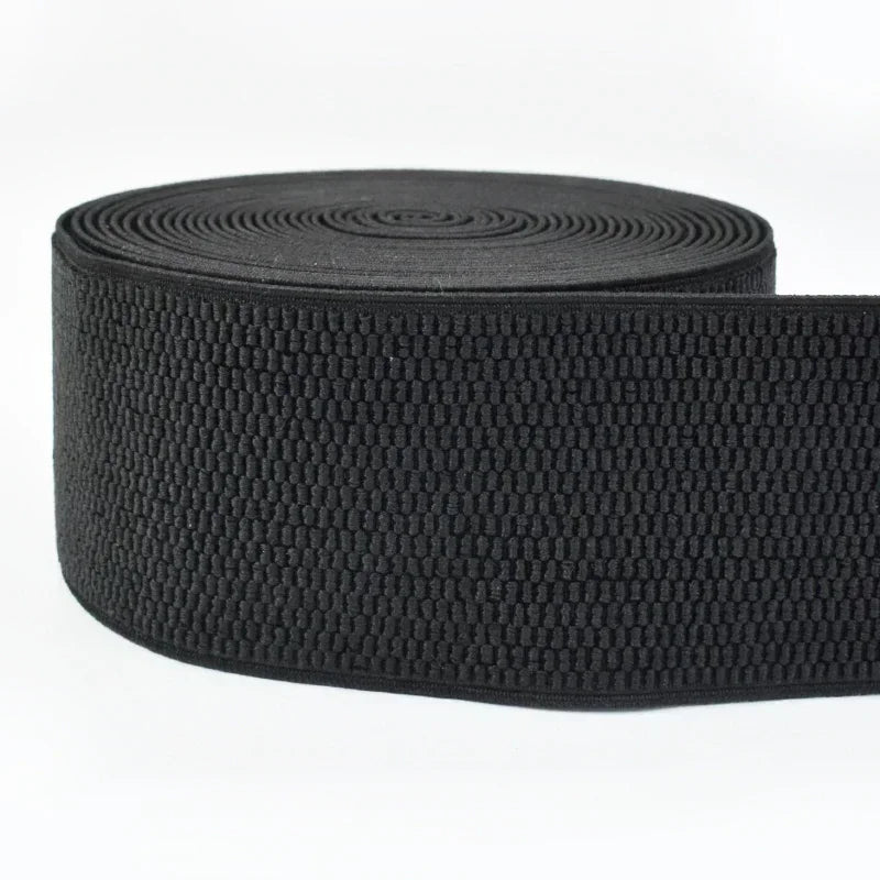 5/150Meters Meetee 2.5-10cm Elastic Bands for Sewing Clothes Waistband Rubber Webbing Tapes DIY Skirt Belt Garment Accessories