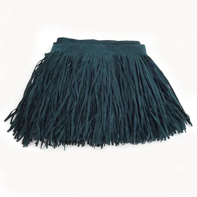 3/50Meters Meetee 10-30cmx3mm Leather Suede Tassel Fringe Lace Ribbon for Handbag Clothing Dresses Decor DIY Sewing Accessories