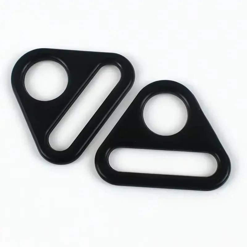 20/50/100Pcs 25mm Zinc Alloy Anti-Slip Triangle Buckles Strap Rings for Bikini Bras Handbags Garment Sewing Hardware Connection Craft