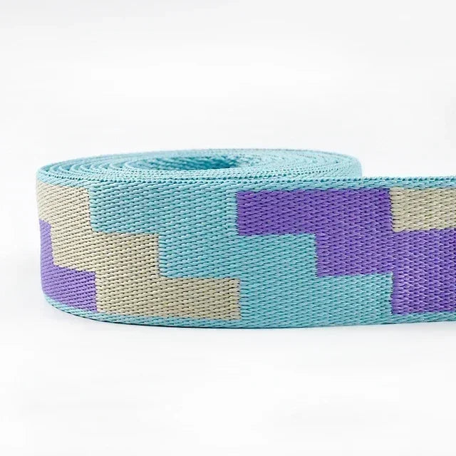 3/100Meters 38mm Thicken Polyester Jacquard Webbing Tape Luggage Decorative Belt Ribbon DIY Bags Shoulder Strap Sewing Accessories