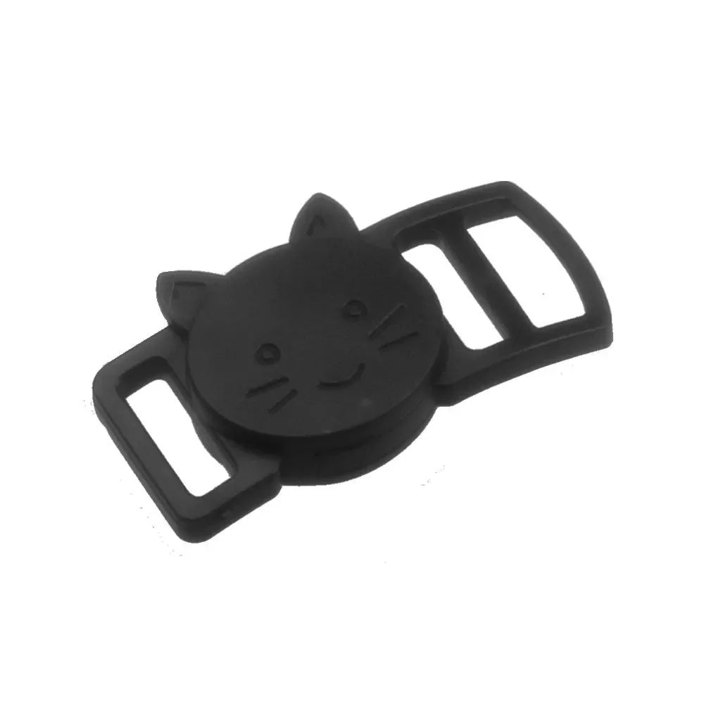 30/800Pcs Mixed Color Release Buckles Cat-Head Plastic Safty Breakaway for Cat Collar Paracord Webbing Apparel Accessories