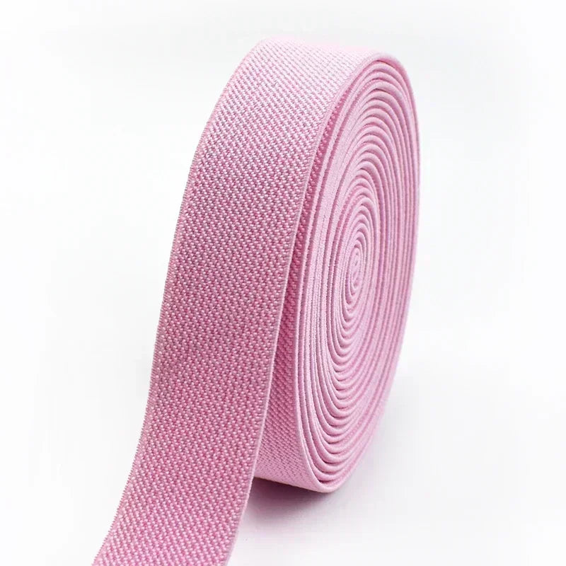 5/150Meters 10-50mm Elastic Bands for Trousers Waist Rubber Band Stretch Webbing Tapes Belt DIY Underwear Clothes Sewing Accessory