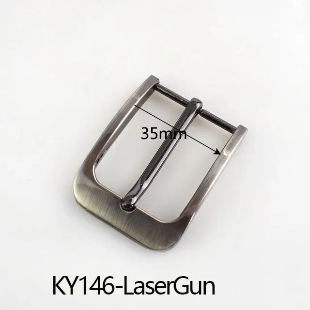 5/130Pcs Men Belt Buckle Metal Single Pin Buckles Jeans Waistband Head Decor for 33-39mm Belts Leather Craft Accessories