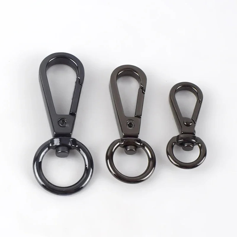 Meetee 20/600Pcs ID8-13mm Metal Bag Buckles Lobster Swivel Trigger Clips Snap Hook Handbag Hanger KeyChain DIY Sewing Accessories