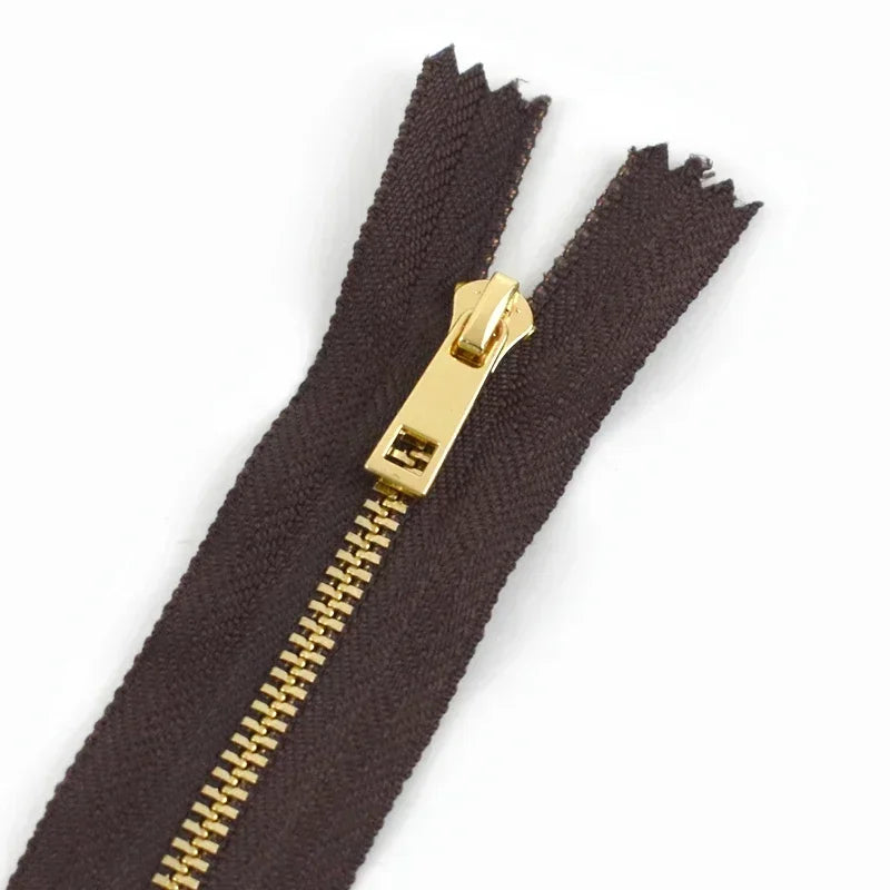 15/400Pcs 3# Metal Zippers 15/20/25/30cm Close-End Zipper Clothing Pocket Decoration Zips Closure Zip for Sewing Repair Kit