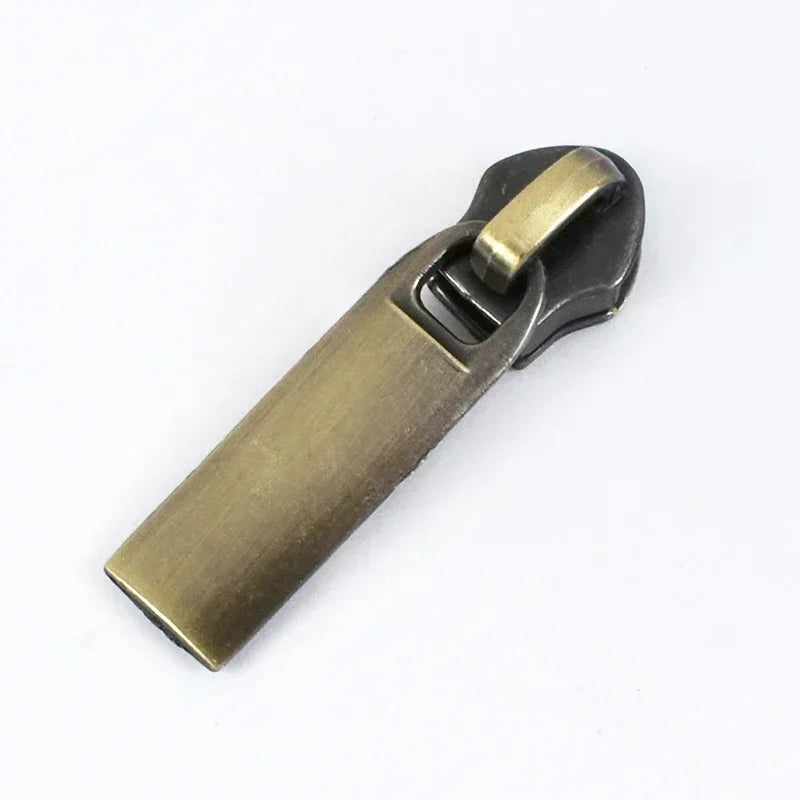 30/500Pcs 3# 5# Zipper Puller Sliders for Nylon Zippers Bag Pocket Zips Head Repair Kits DIY Clothing Sewing Accessories