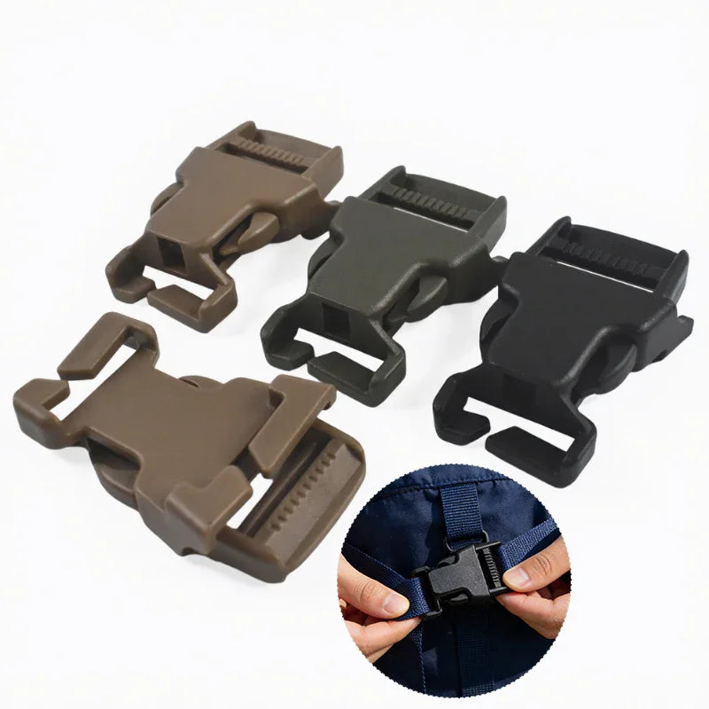 20/600Pcs 20/25/38mm Dog Collar Easy Install Plastic Buckles Webbing Strap Quick Side Release Buckle Belt Holder Adjust Hasp Clasp