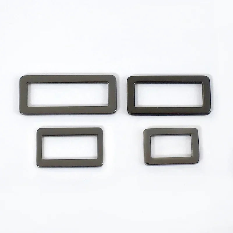 15/500Pcs 20-50mm Metal Ring Buckle Bag Strap Tri Glide Slider Adjuster Webbing Backpack Belt Clasp Hook DIY Hardware Accessories