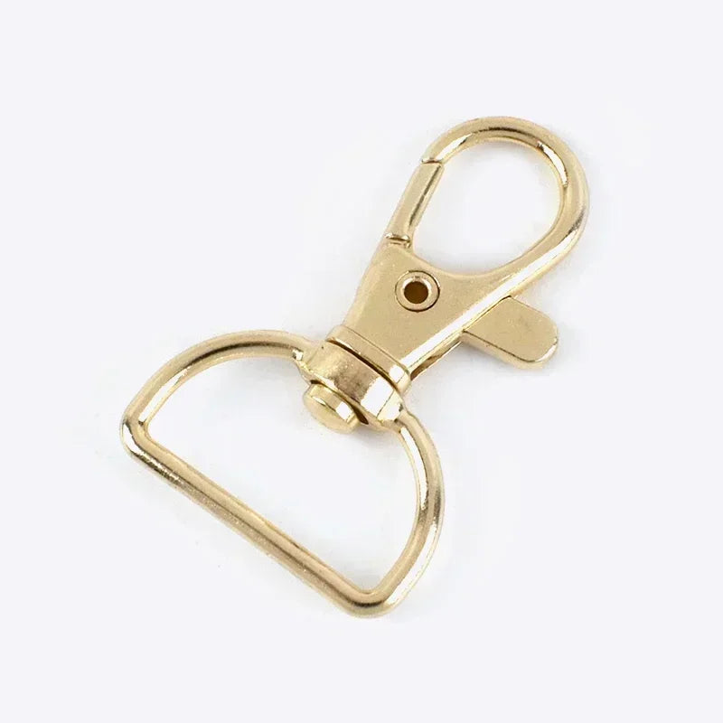30/1000Pcs 20mm/25mm Metal Buckles for Bag Strap Lobster Clasps Swivel Trigger Clip Snap Hook Webbing Hanger Keychain Accessories