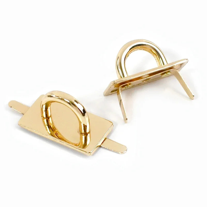 8/300Pcs Meetee Metal Arch Bridge Buckle D Ring Connector Clasp for Handbag Purse Belt DIY Leather Craft Bag Strap Accessories