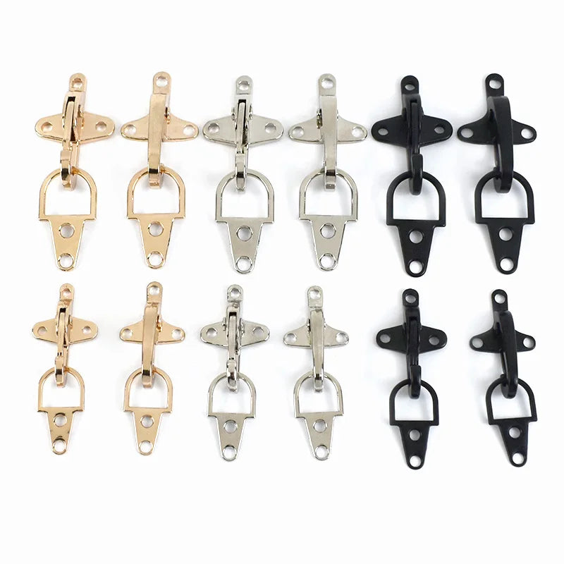 5/200Pcs Fireman Clasp Belt Buckle 4/5cm Metal Buckles Jacket Carabiner Clip Lobster Clasps Toggle Hook Clothing Fasteners