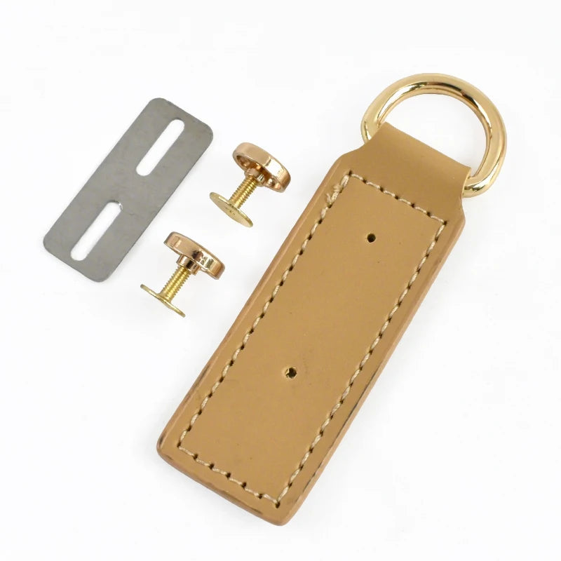 5/150Sets 2.5*9cm Handmade PU Leather Bag Clip Clasp with Screw Backpack Purse Metal D Buckles DIY Replacement Bags Accessories