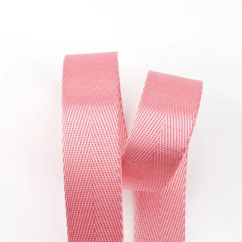 8/200Meters 20-50mm Nylon Webbing Tapes Herringbone Ribbon DIY Dog Collar Bag Knapsack Band Safety Strap Belt Sewing Accessories