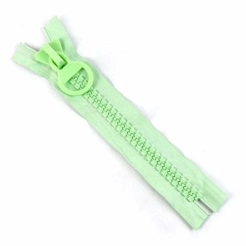 5/120Pcs Meetee 25cm 20# Extra Large Resin Zipper No Endless Lock Pocket Zippers for Wallet Pencil Bags Zip Sewing DIY Accessories