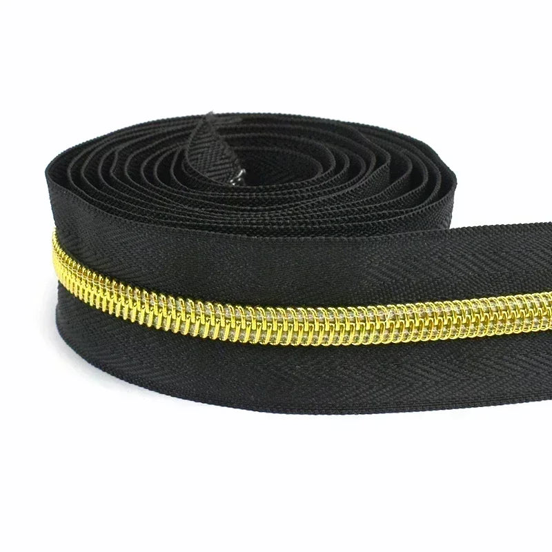 8/300M Sewing Zippers Tapes By The Meter Bag Shoes Nylon Coil Zipper Decorative Roll Bulk Zips Repair Kit DIY Accessories