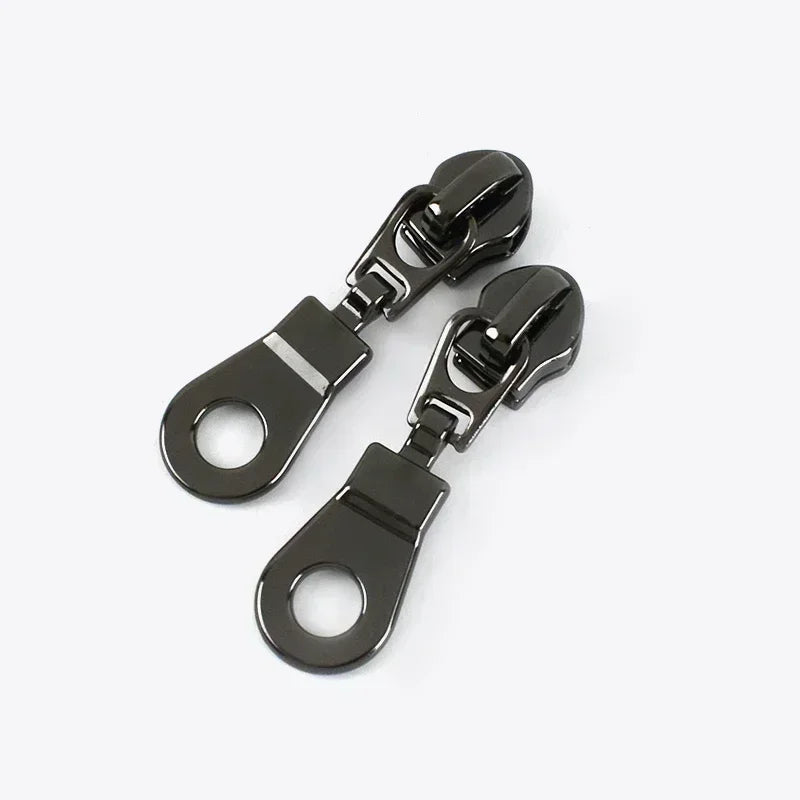 15/500Pcs 5# Zipper Slider for Nylon Zippers Tape Bag Zips Closure Head Puller Suitcase Zipp Repair Kit Sewing Accessories