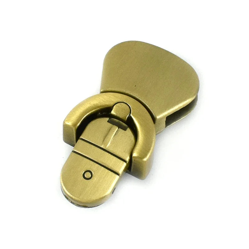 3/100pcs Meetee Metal Bag Locks Buckles Handbag Purse Closure Clasp Twist Turn Lock Hook DIY Decoration Hardware Accessories