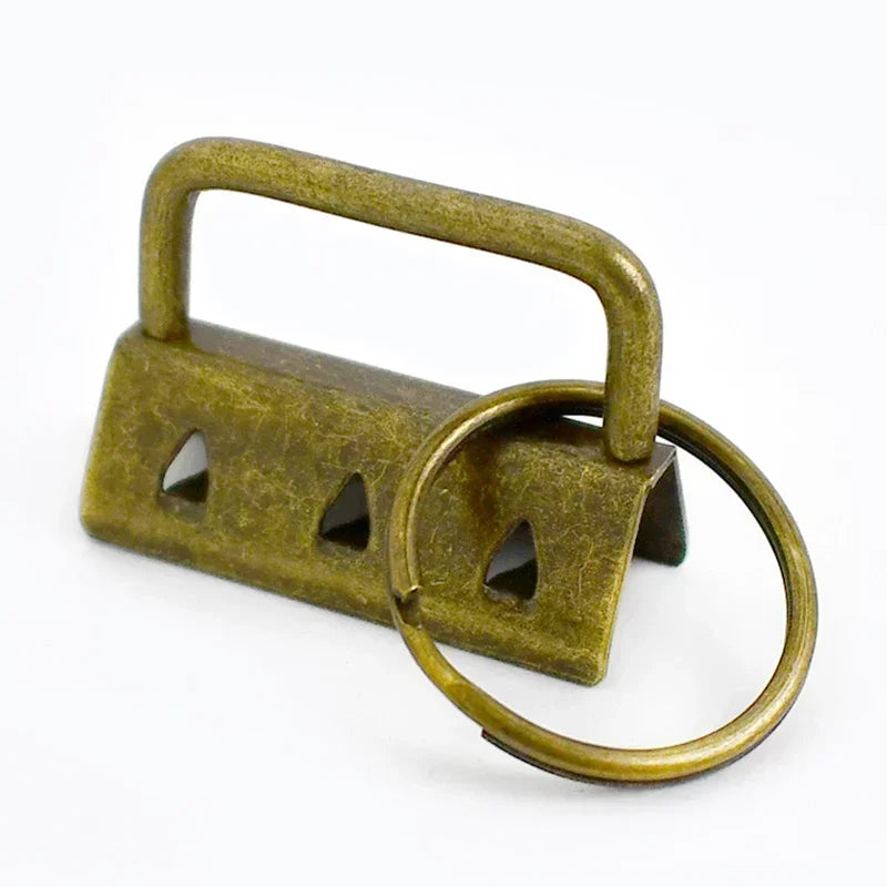 15/500Pcs Meetee 20/26/32mm Metal Keychain Tail Clip for Bag Handbags Belt Webbing End Connector Key Rings Hardware Accessories