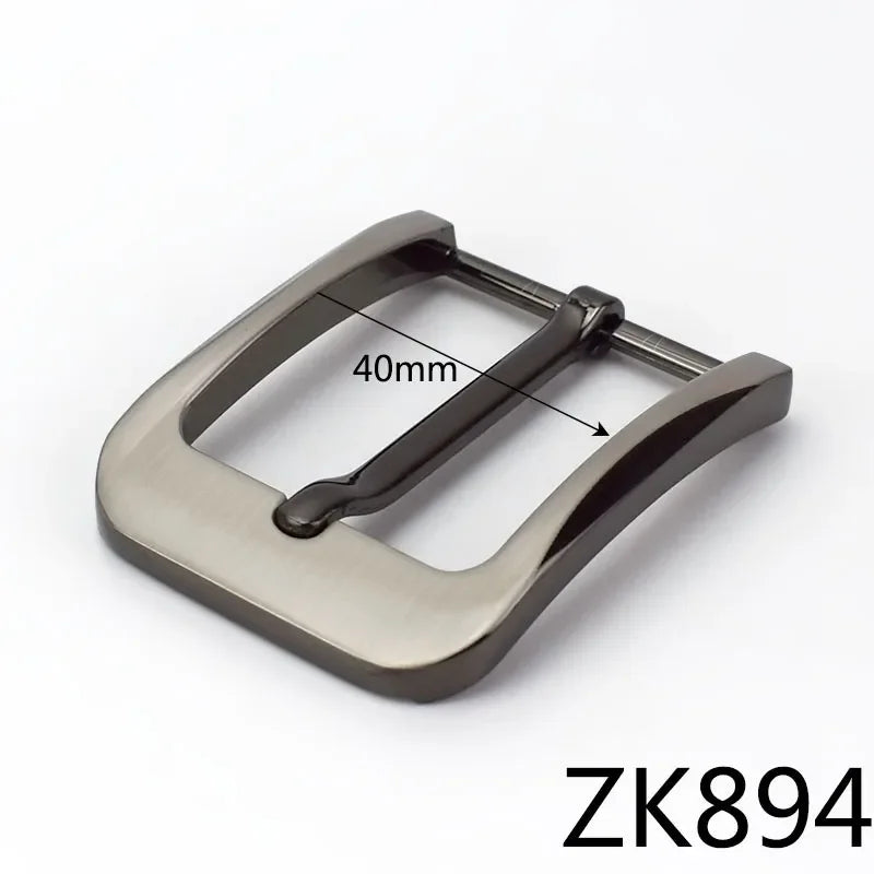 5/130Pcs Men Belt Buckle Metal Single Pin Buckles Jeans Waistband Head Decor for 33-39mm Belts Leather Craft Accessories