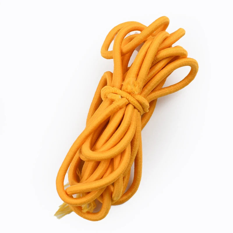5mm Round Elastic Rope 10/300Meters Color Rubber Bands HairBand Elasticity Band Belt Drawstring Bungee Cord Sewing Supplies