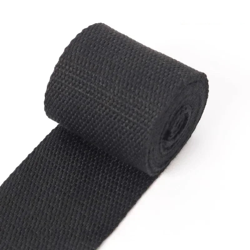 3/100Meters 50mm Thick 2mm Canvas Polyester Cotton Webbing Label Ribbon Bags Backpack Belt Strap Bias Binding Tape DIY Sewing Craft