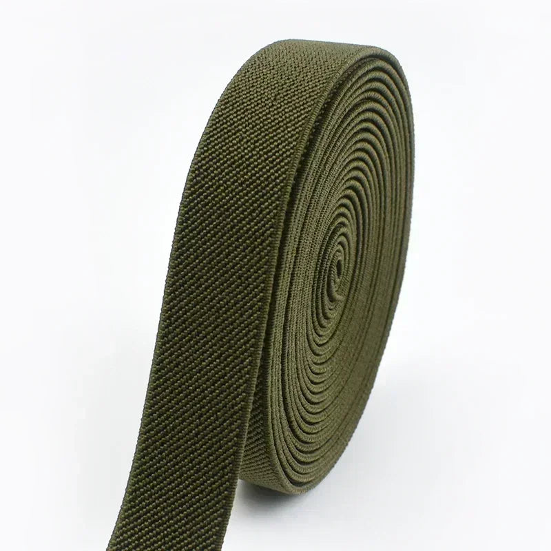 5/150Meters 10-50mm Elastic Bands for Trousers Waist Rubber Band Stretch Webbing Tapes Belt DIY Underwear Clothes Sewing Accessory