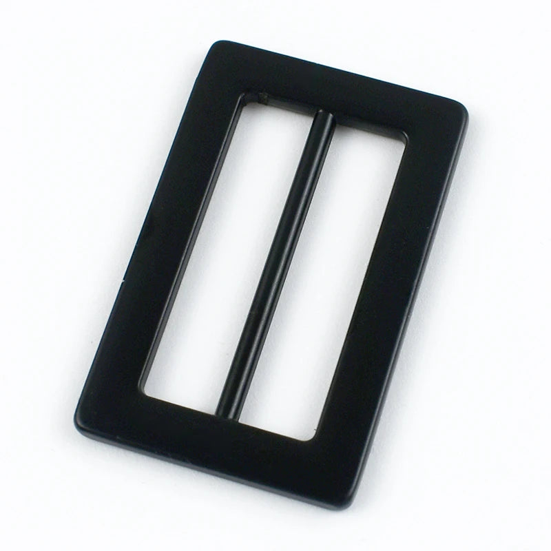 15/500Pcs 25-50mm Bag Strap Adjuster Metal Buckles Tri-Glide Ring Slider Belt Buckle Backpack Strap Single/Double Pin Clasp Hook Clip