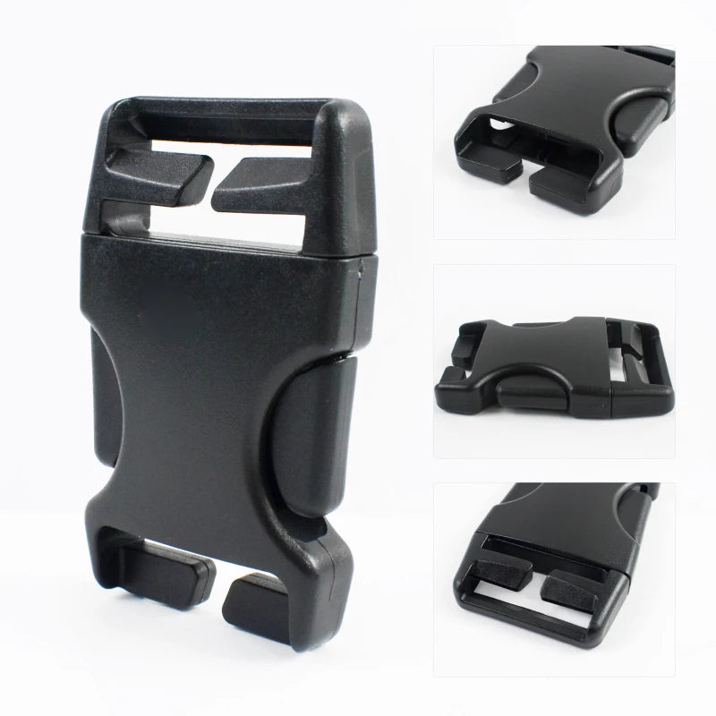 20/600Pcs 20/25/38mm Dog Collar Easy Install Plastic Buckles Webbing Strap Quick Side Release Buckle Belt Holder Adjust Hasp Clasp