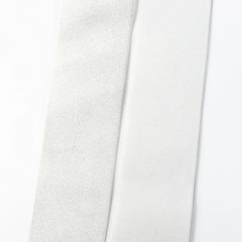 8/300M 25/30/40/50mm Nylon Elastic Bands for Sewing Rubber Band Colored Glitter Nylon Elasticity Webbing Decoration Spandex Belt