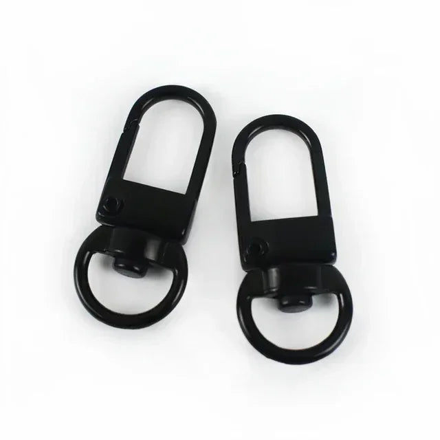 20/600Pcs Mini Carabiner Metal Buckles Swivel Rings Lobster Clasp Lanyards Trigger Spring Snap Hook Hardware Accessories