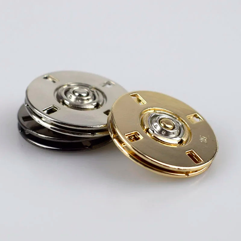 25/500sets Meetee 10-28mm Metal Snap Buttons Fastener Press for Female Coat Bag Invisible Button DIY Clothing Sewing Accessories D1-1