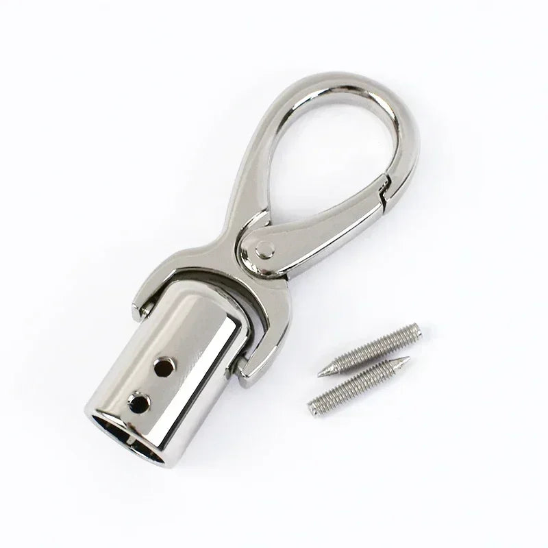 5/150Pcs Metal Buckles Bag Handle Strap Cap Clips Carabiner Leather Cord End Lock Clasp Tassel Stopper Snap Hooks Hardware